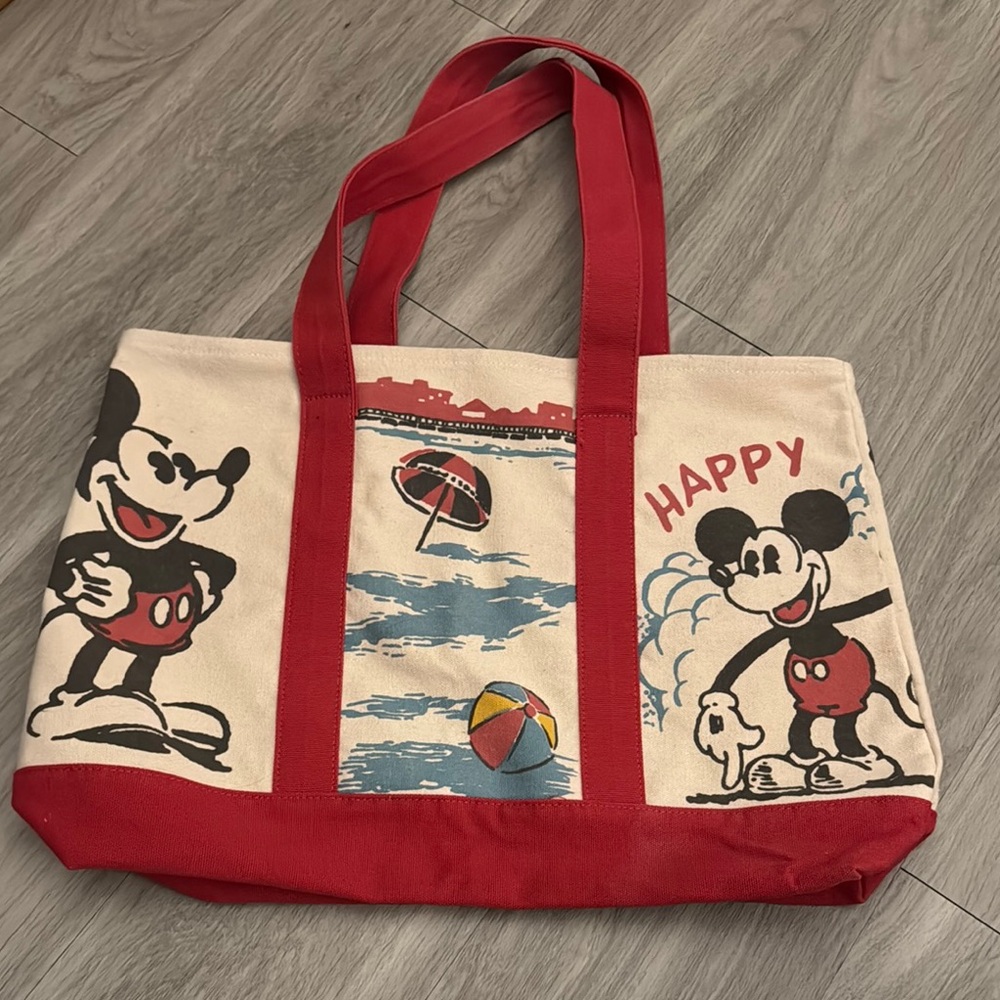 Mickey Mouse Canvas Tote Bag